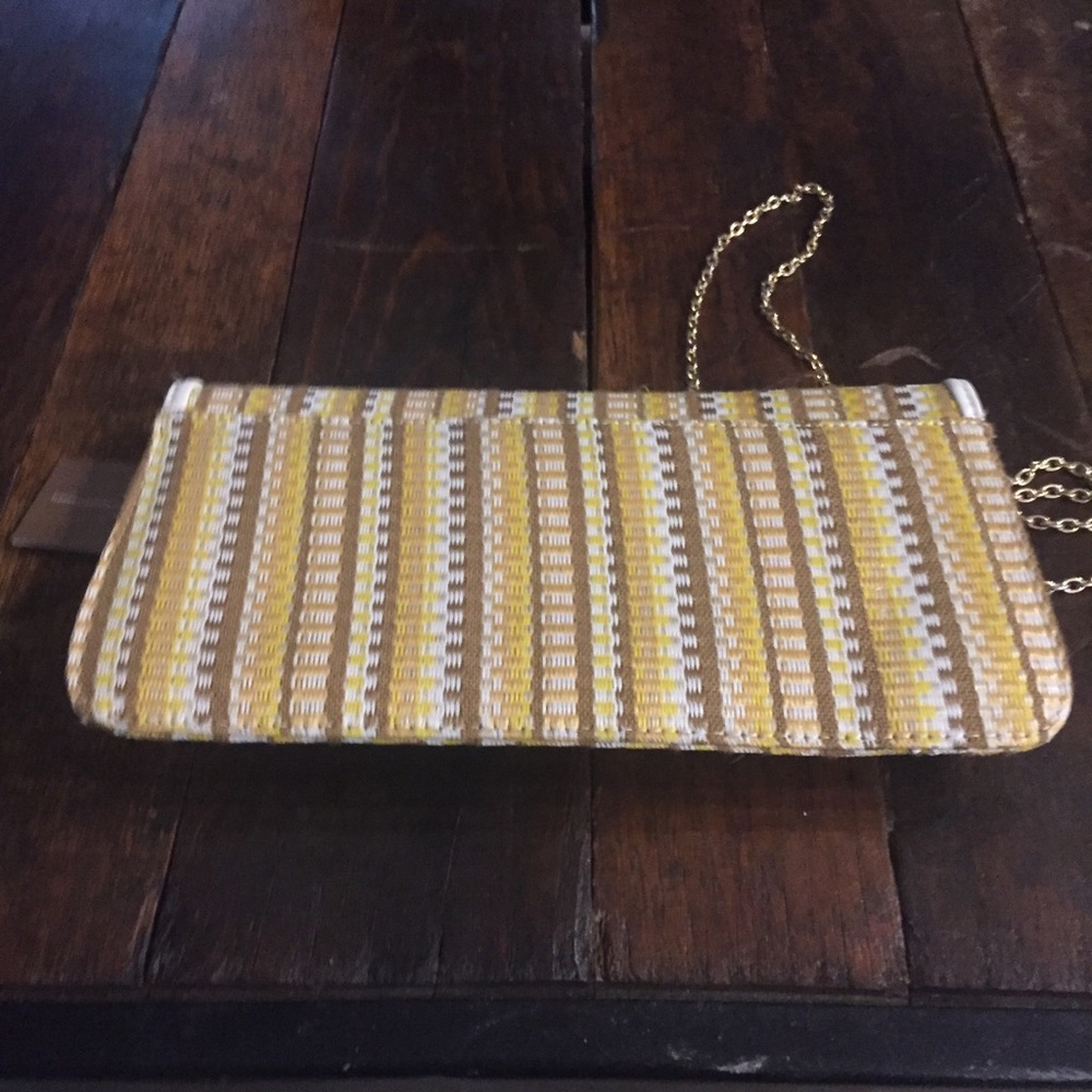 Francesca gold handbag crossbody clutch - Picture 2 of 3
